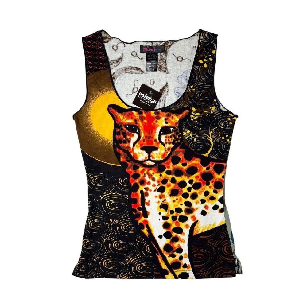 Mirai Fashion cheetah graphic euro tank